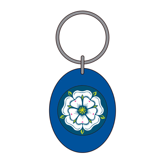 White Rose Keyring