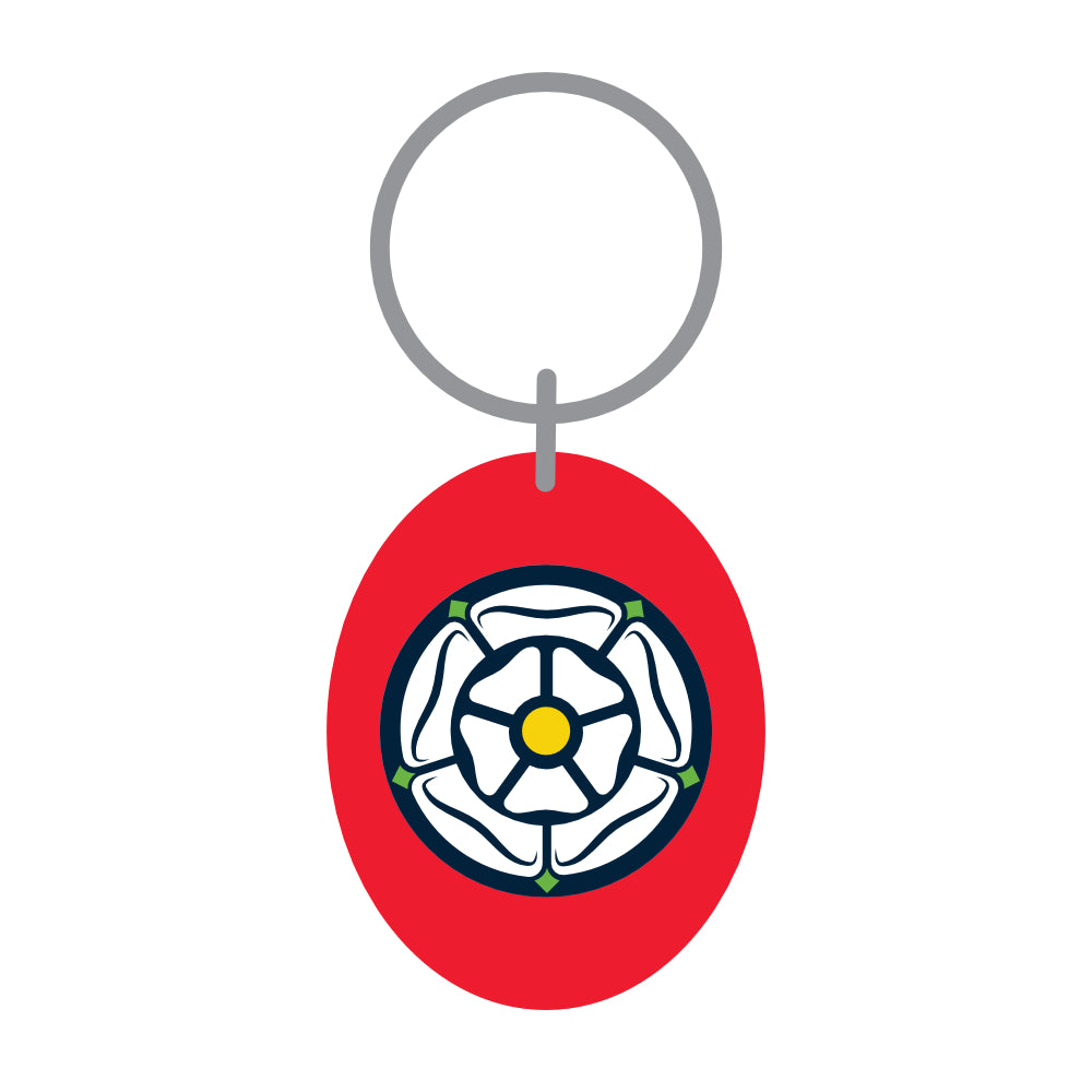 Yorkshire Rose Keyring