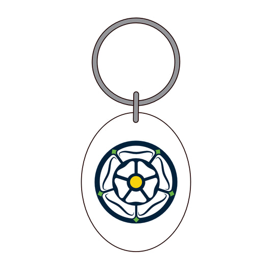 Yorkshire Rose Keyring