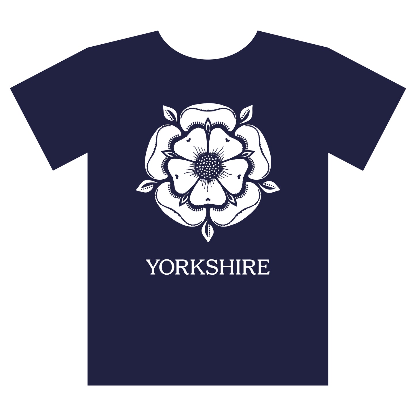 Sale Yorkshire Rose T-shirts, sizes S, L, XXL - Last Few!