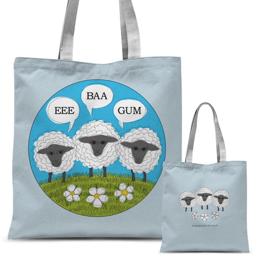 Eee Baa Gum Yorkshire Sheep Tote Bag